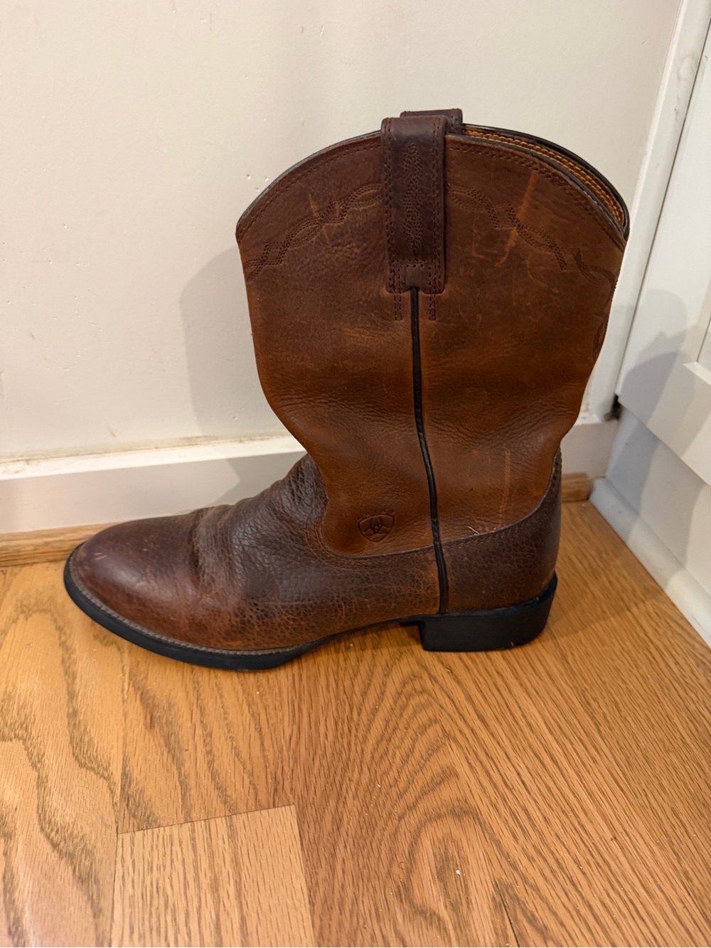 Ariat Brown Leather Western Work Boot